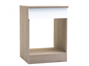 Herdumbauschrank Bianca 391701 60cm sonoma-eiche/weiss