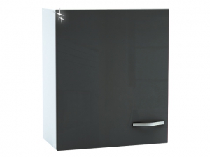 Küchenhängeschrank Spicy 391807 60cm hochglanz-grau/weiss