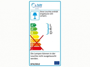 Wohnwand Tango mit LED-Beleuchtung sonoma-eiche