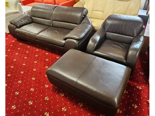 Moderne U-Couch mit Schlaffunktion und Bettkasten grau-meliert (gebraucht)