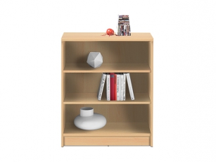 Bücherregal Optimus 2 buche mit 2 Einlegeböden