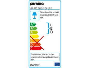 Wohnwand Alaska hochglanz-weiss inklusive blaue LED-Beleuchtung