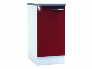 Küchenhängeschrank "Cherry 491506" 100cm mit Glastüren weiss 