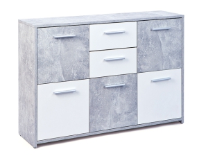 Kommode Iris mit 4 Schubkästen weiss