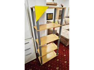 Raumteiler / Regal mit 16 Fächern noce (gebraucht)