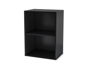 Bücherregal Polykub 496186 mit 1 Boden schwarz