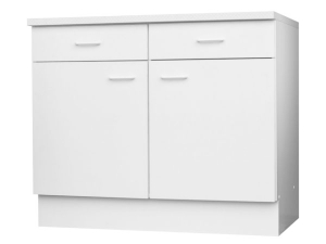 Küchenunterschrank Top 107-100 100cm weiss