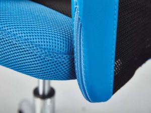Bürostuhl Donny höhenverstellbar blau/schwarz