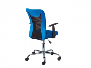 Bürostuhl Donny höhenverstellbar blau/schwarz
