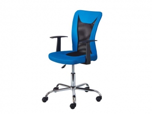 Bürostuhl Donny höhenverstellbar blau/schwarz