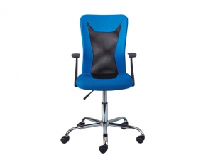 Bürostuhl Donny höhenverstellbar blau/schwarz