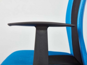 Bürostuhl Donny höhenverstellbar blau/schwarz