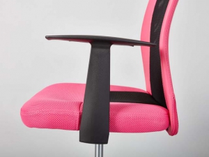 Bürostuhl Donny höhenverstellbar pink/schwarz