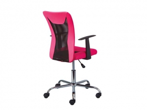 Bürostuhl Donny höhenverstellbar pink/schwarz