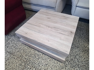 Couchtisch choco/rattan (gebraucht)