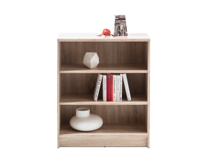 Bücherregal Optimus 2 sonoma-eiche mit 2 Einlegeböden