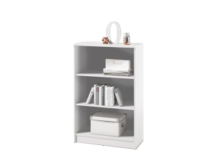 Bücherregal Optimus 14 weiss mit 2 Einlegeböden