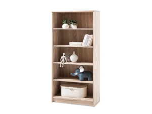 Bücherregal Optimus 18 sonoma-eiche mit 4 Einlegeböden