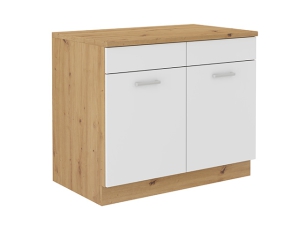 Spülenschrank Maria New 100cm artisan-eiche / weiss