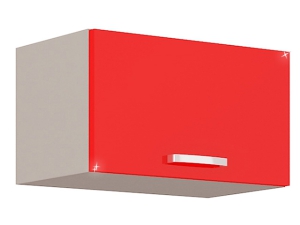 Wrasenschrank Rose 60 GU 60cm hochglanz-rot/grau