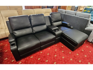 Schlafcouch mit Bettkasten und Kissen grau (gebraucht)