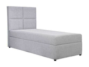 Doppelbett Platinum 140 x 200 cm inkl. Matratzen und Bettkästen beige